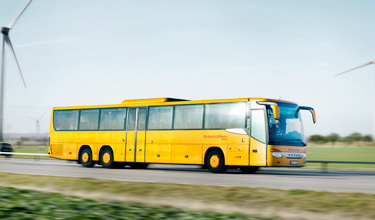 Buss från Skånetrafiken.