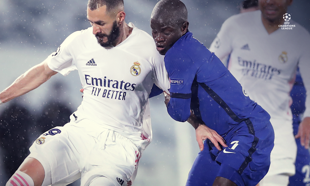 Fotbollsmatch i UEFA Champions League