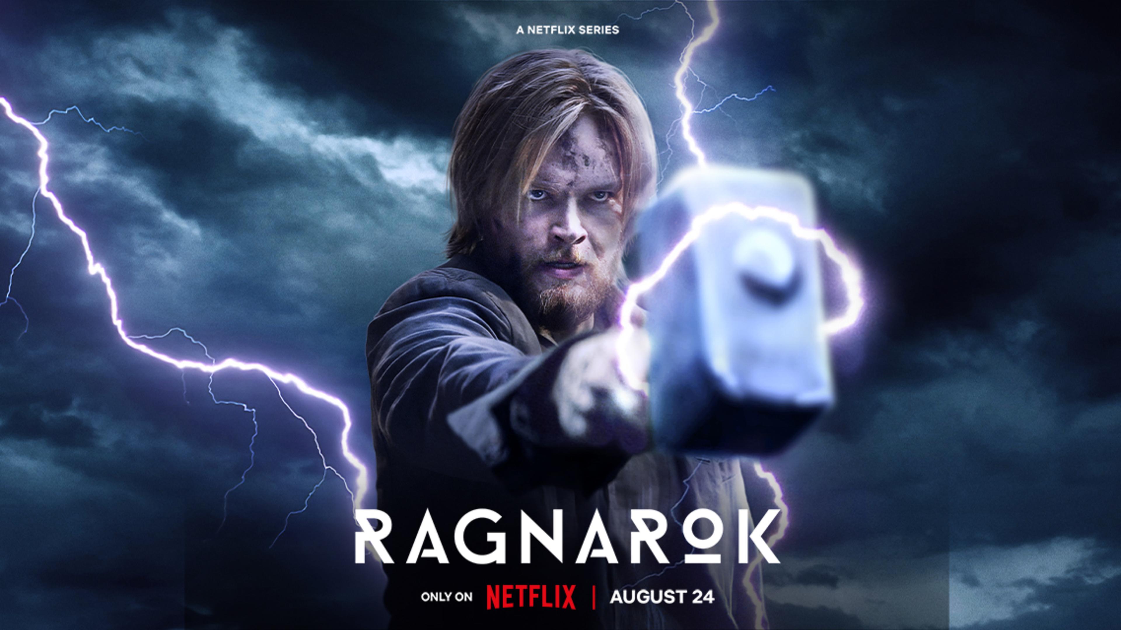 Ragnarök Säsong 3 har premiär den 24/8 på Netflix. Möt den sista striden när gudar och jättar ställs mot varandra. Magne kämpar för att undvika sitt förutbestämda öde när obevekliga krafter smider nya planer.