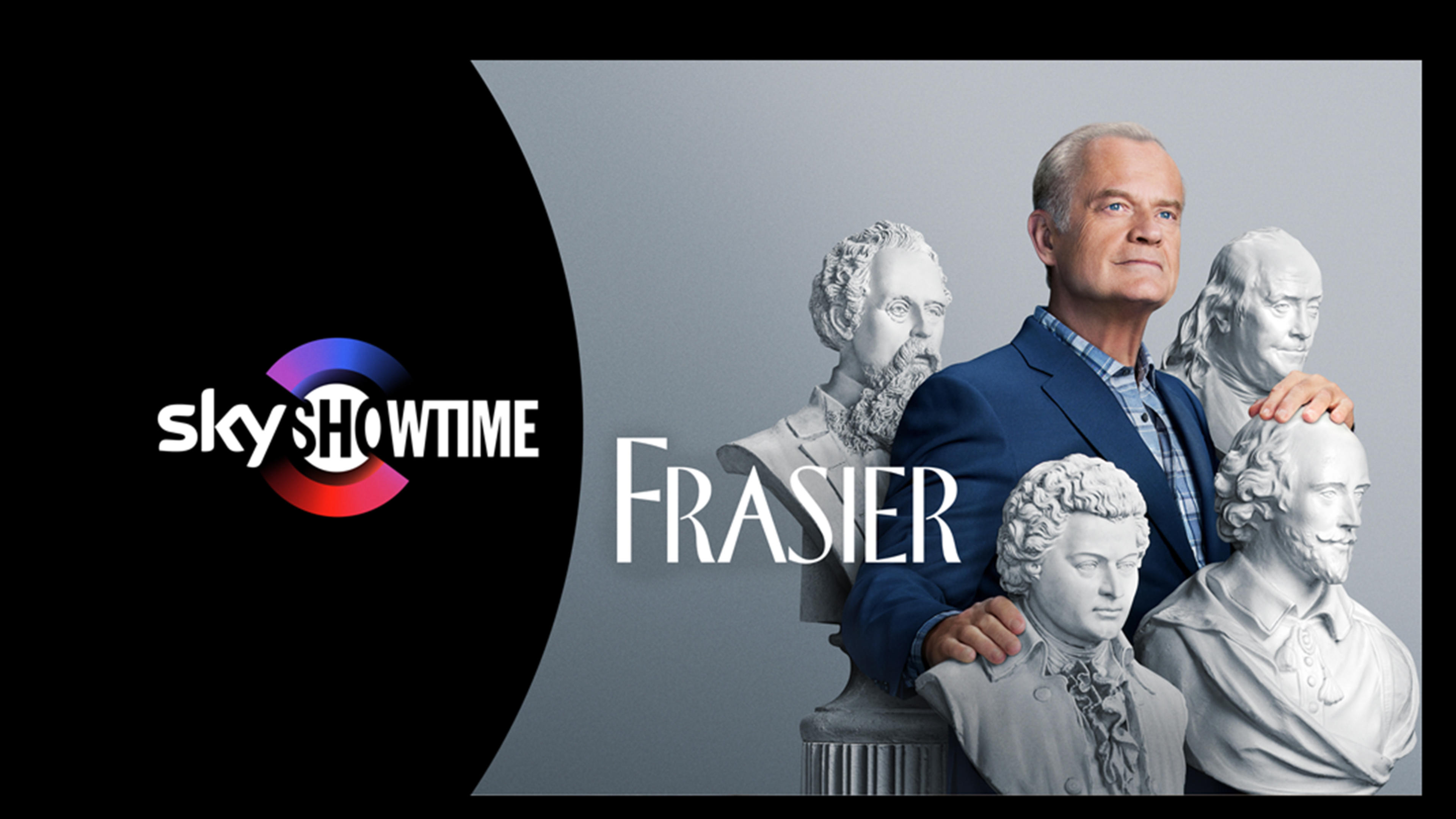 Frasier - en legend är tillbaka! Frasier Crane (Kelsey Grammer) har återvänt till skärmen i en helt ny revival-serie! Se den på SkyShowtime.