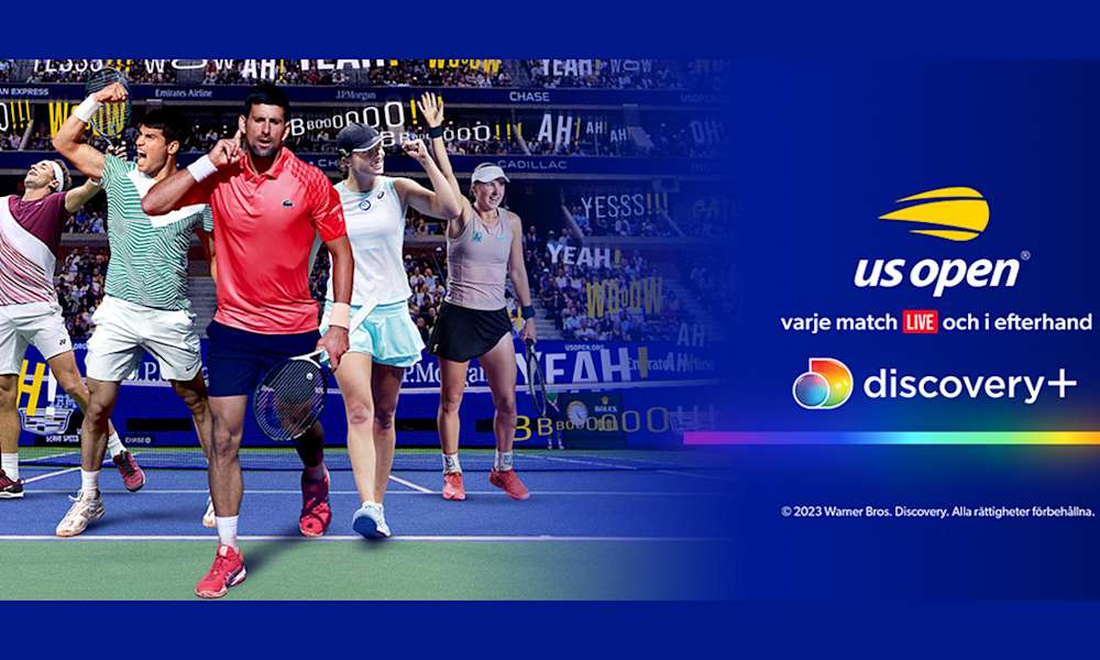 Mellan den den 28 augusti-10 september 2023 riktas tennisvärldens blickar mot New York när årets sista Grand Slam-turnering, US Open, startar. Discovery+ och Eurosport kommer att sända samtliga matcher.