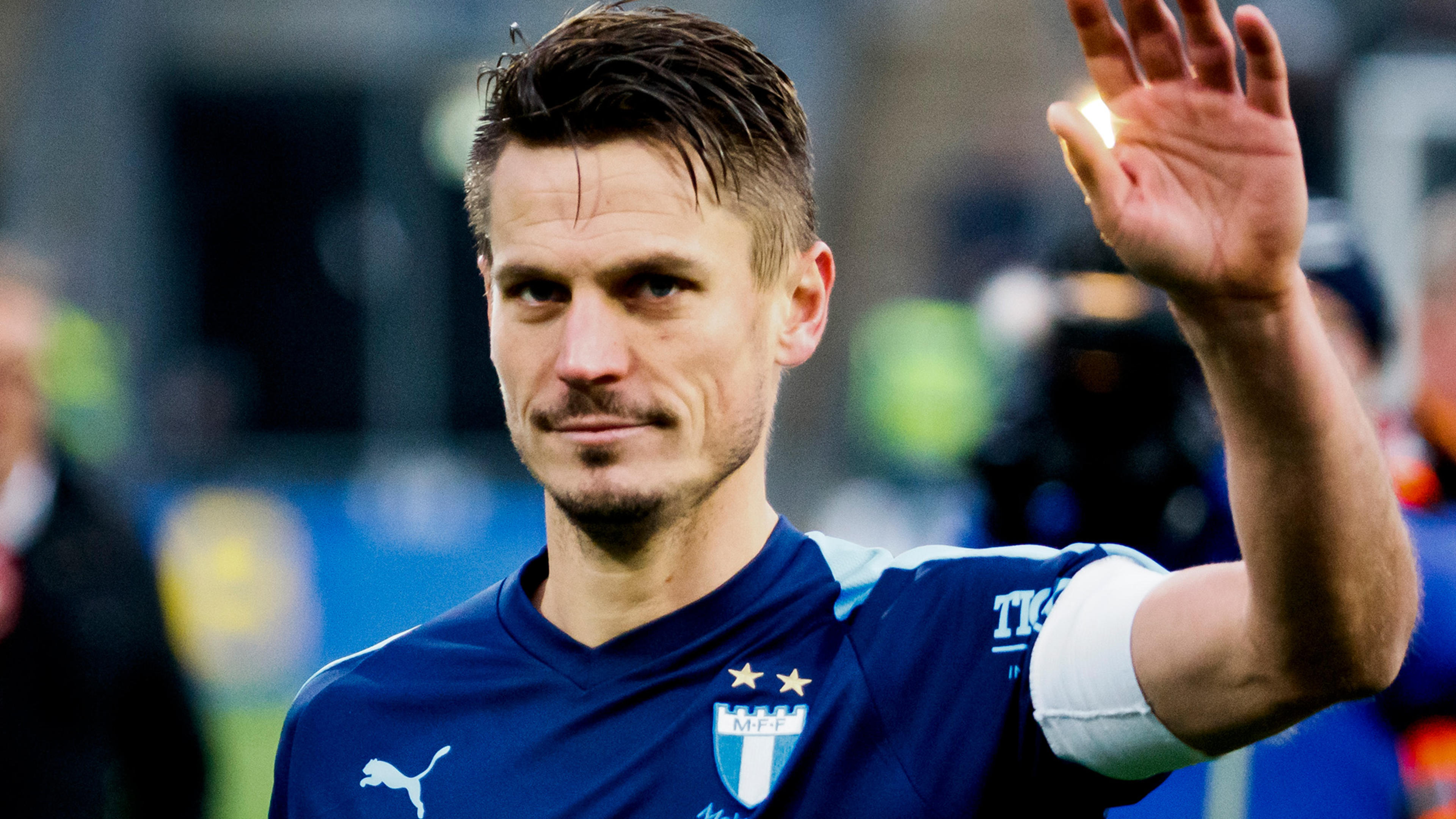 Markus Rosenberg i Malmö FF efter fotbollsmatchen i Allsvenskan mellan Örebro och Malmö FF den 2 november 2019 i Örebro.