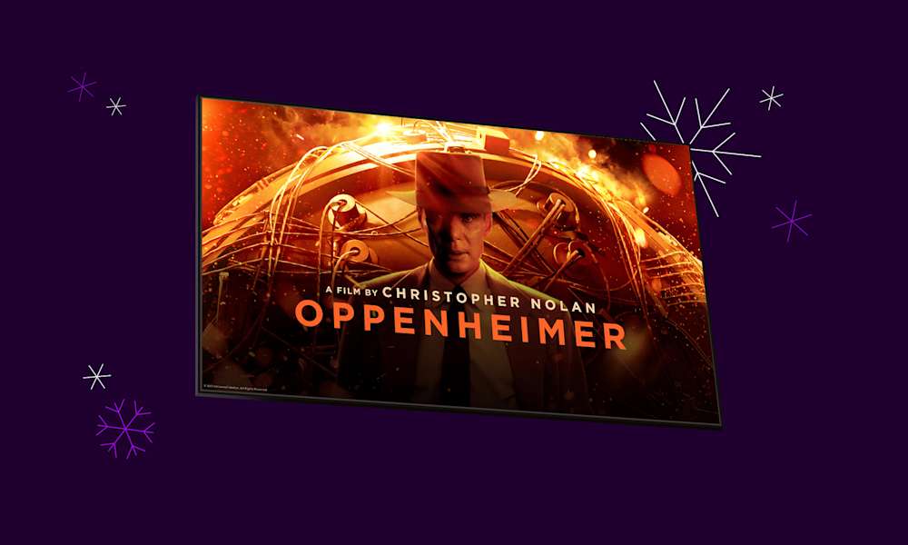 Storfilmen Oppenheimer av Christopher Nolan har premiär lagom till julhelgerna i Filmbutiken på Telia Play.