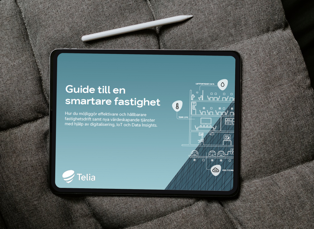 Telia Guide till en smartare fastighet - bild på skärm
