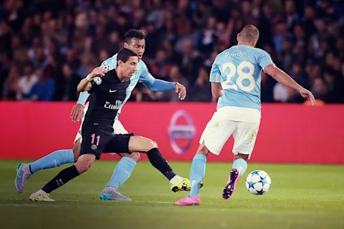 Malmö FF i match under UEFA Champions League