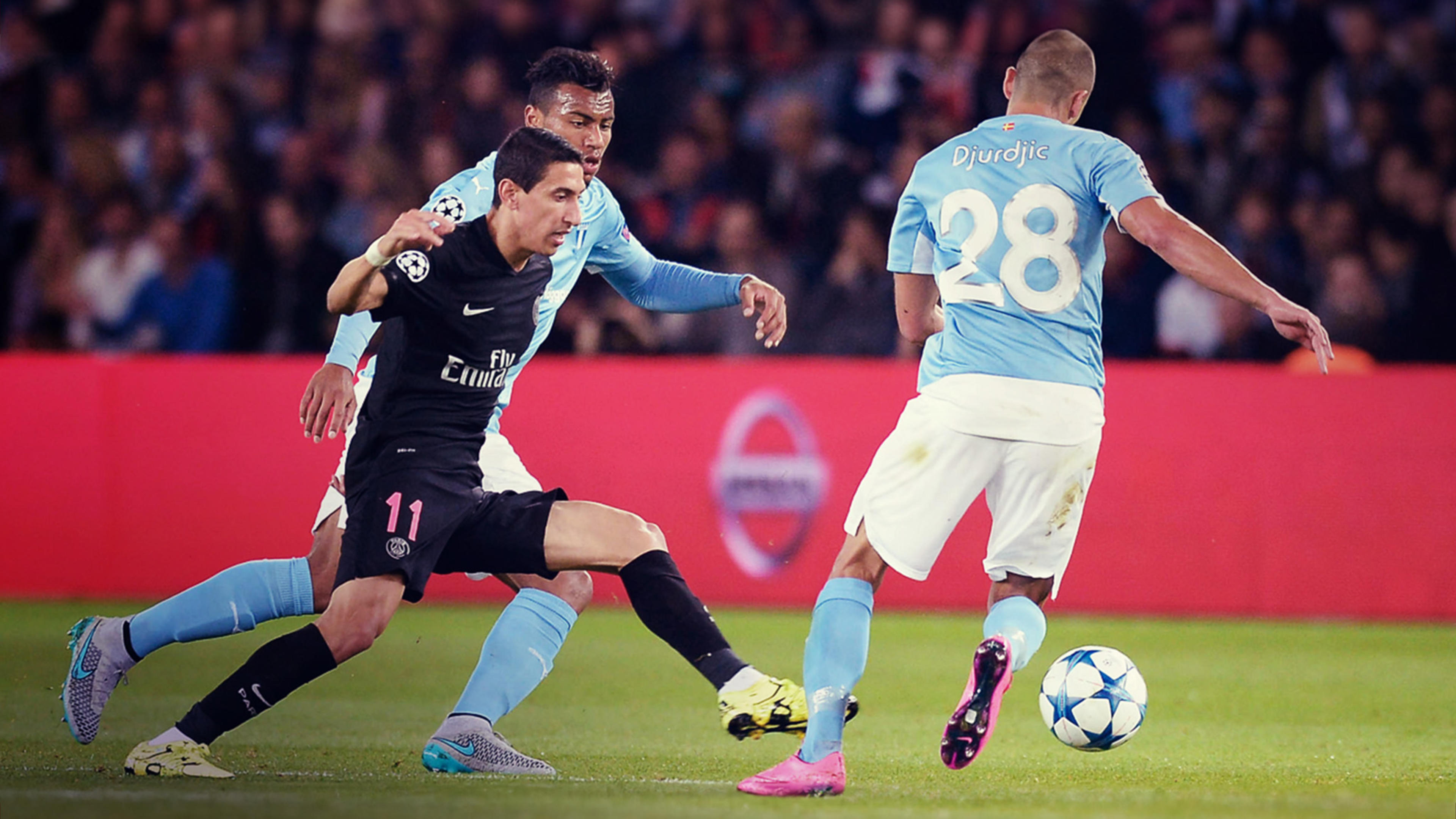 Malmö FF i match under UEFA Champions League