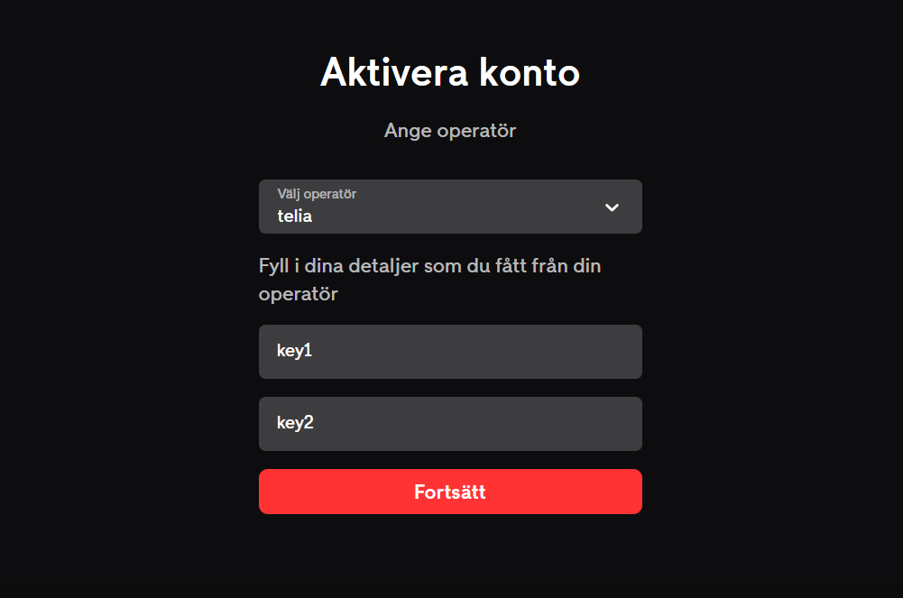 Aktivera TV4 Play-konto