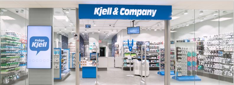 Butiksinredning hos kjell och company 