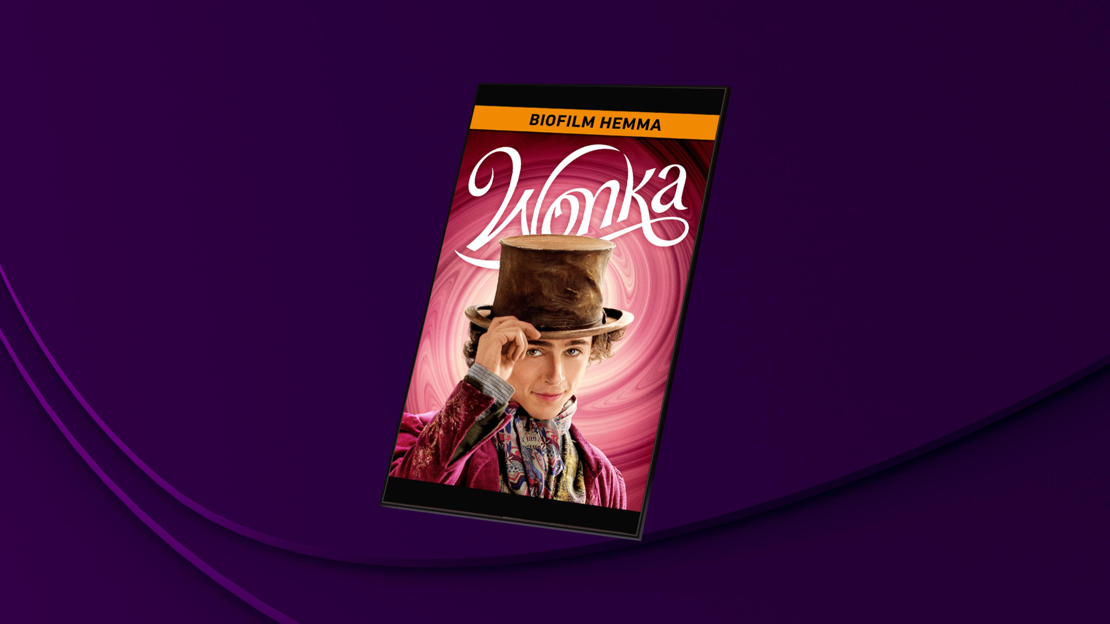 Storfilmen Wonka är bara en av alla filmer du kan se i februari på Filmbutiken genom SF Anytime. 
