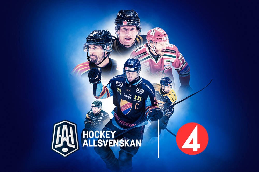 b2c - tv och streaming - sport - Hockeyallsvenskan - collage säsong 2023/2024 -tv4, TV4