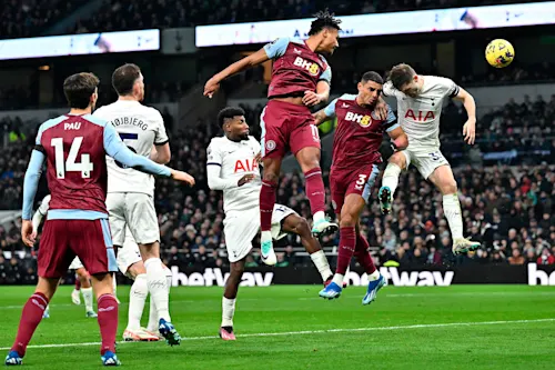 Det går hett till i bland i Premier League som här i en match mellan Tottenham och Aston Villa i omgång 13, 2023.