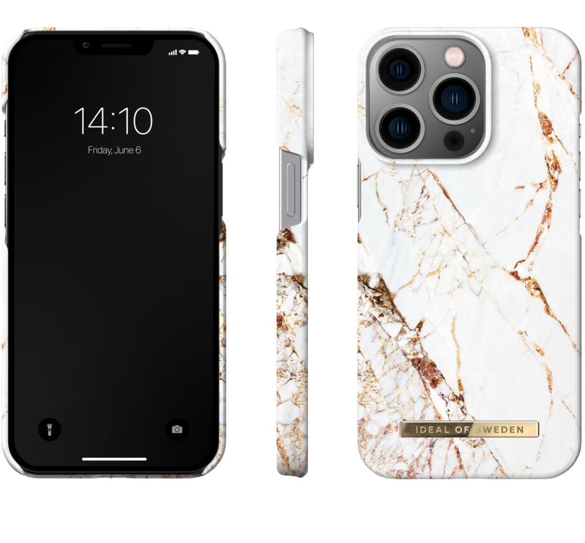 iDeal Fashion Case iPhone 14 Pro Carrara Gold