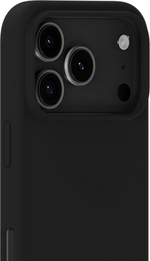 Holdit Silicone Case iPhone 17 Pro Svart