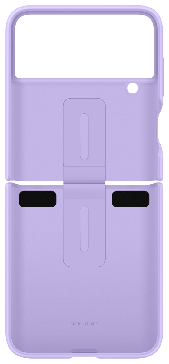 Samsung Silicone Cover with Ring Z Flip 4 Lavender