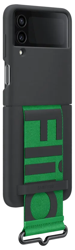 Silicone Cover med Strap Z Flip 4