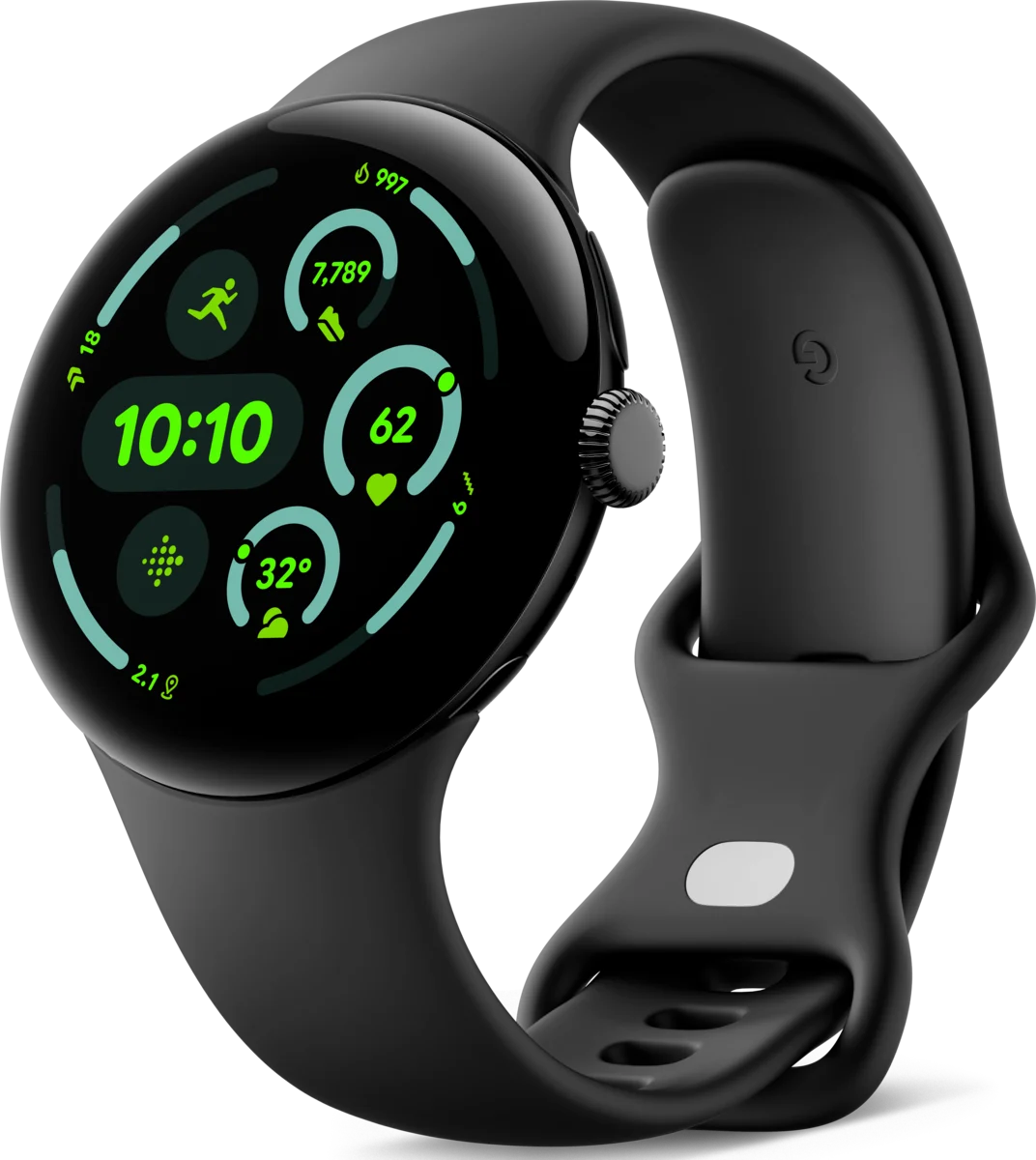 Google Pixel Watch 3 45mm 4G Svart