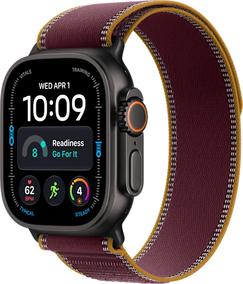 Apple Watch Ultra 4 5G 49mm Trail Loop M/L Svart Titan