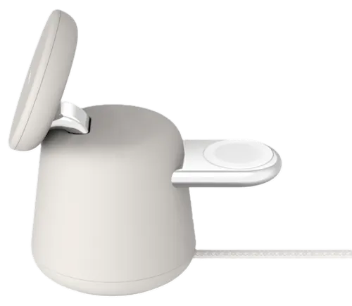 Belkin Boost Charge Pro 2in1 MagSafe 15w Charging Stand Sand