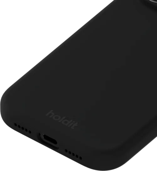 Holdit Silicone Case iPhone 17 Pro Svart