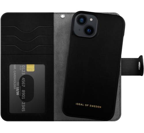 iDeal Magnet Wallet+ iPhone 13/14 Svart