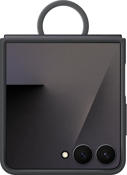 Samsung Silicone Cover with Ring Flip7 Svart