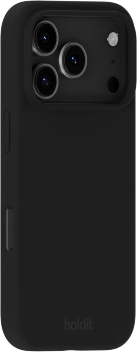 Holdit Silicone Case iPhone 17 Pro Svart