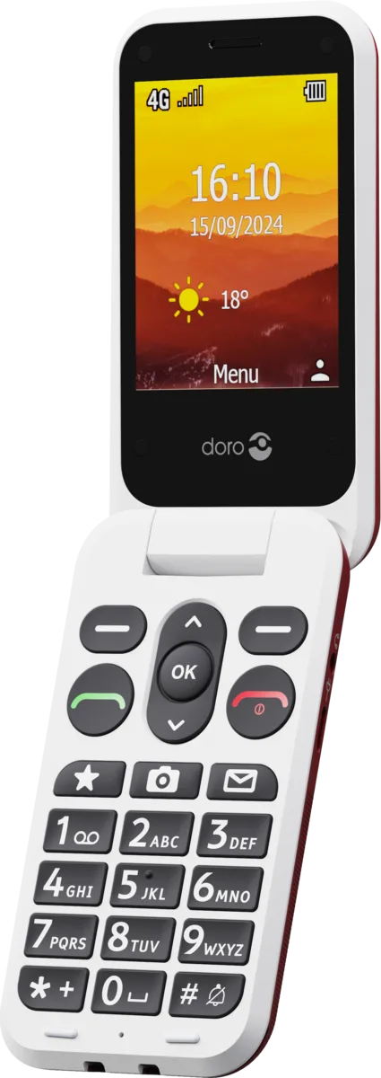 Doro Leva L31s Röd/Vit