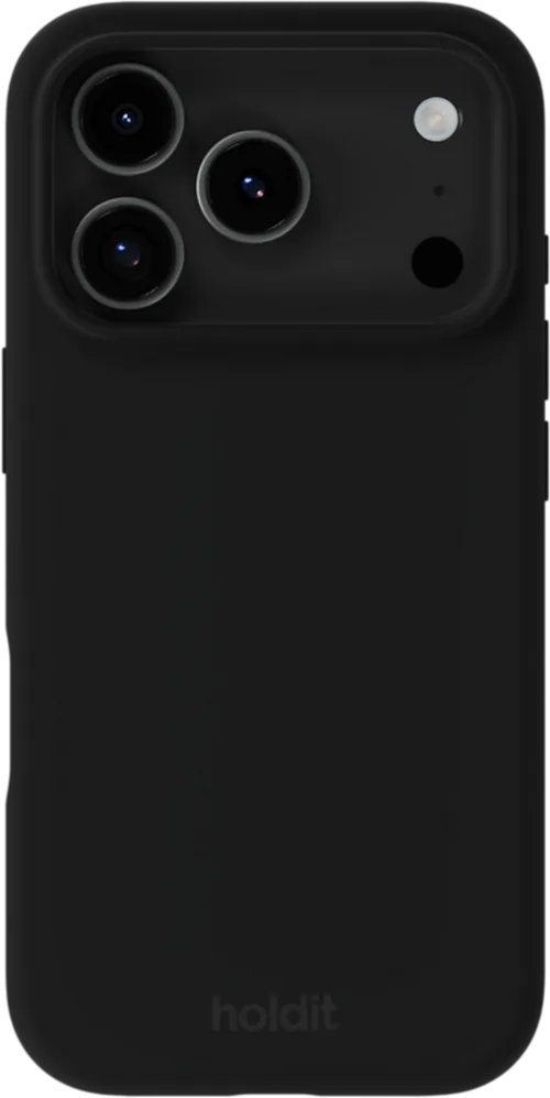 Holdit Silicone Case iPhone 17 Pro Svart