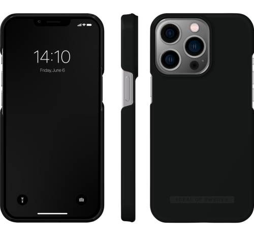 iDeal Seamless Case iPhone 14 Pro Kolsvart
