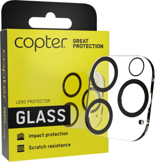 Copter Exoglass Lens iPhone 15/15 Plus Transparent