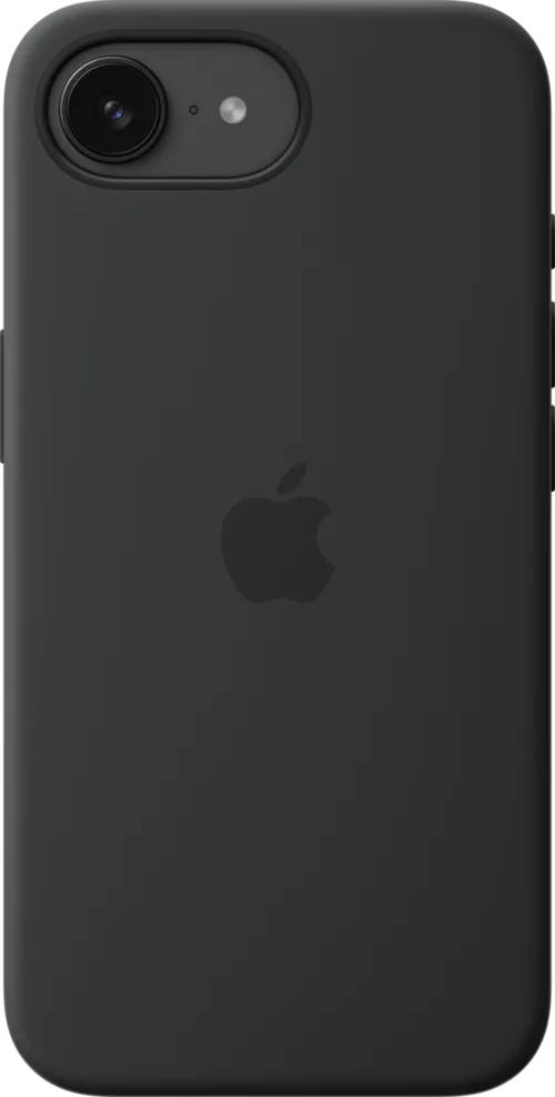 iPhone 16e Silicone Case Svart