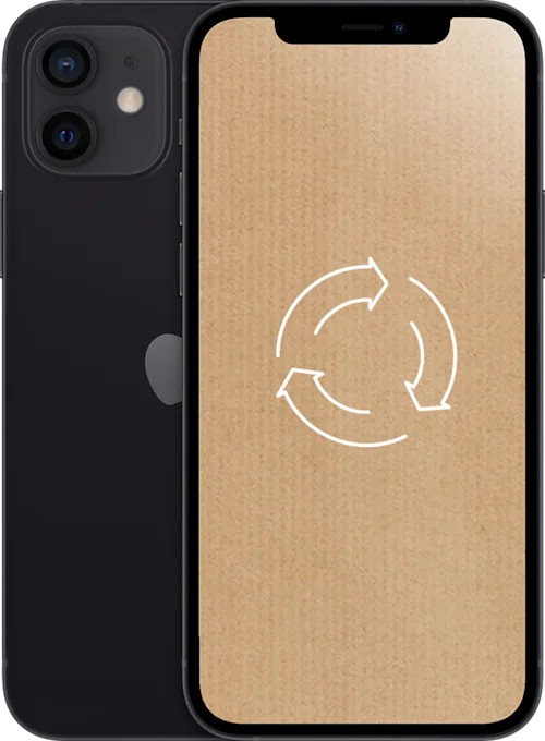 Refurbished B Apple iPhone 12 64GB Svart