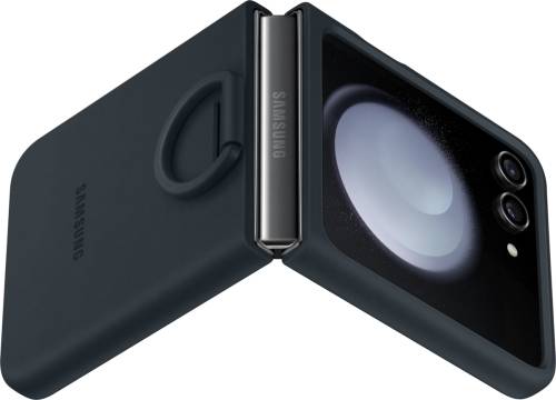 Samsung Silicone Cover with Ring Z Flip 5 Indigo