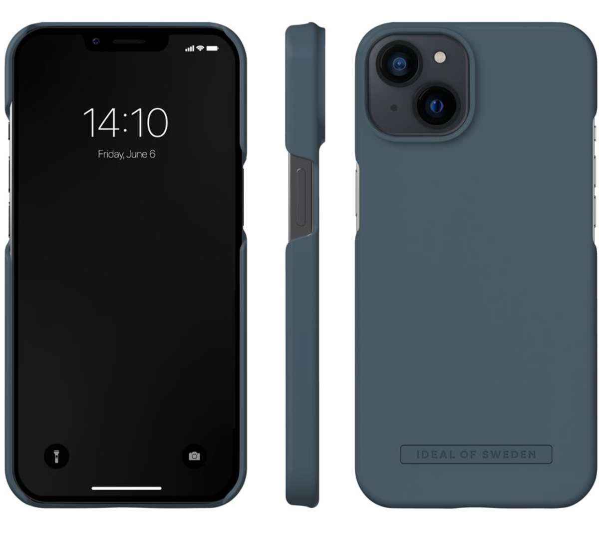 iDeal Seamless Case iPhone 14 Midnattsblå