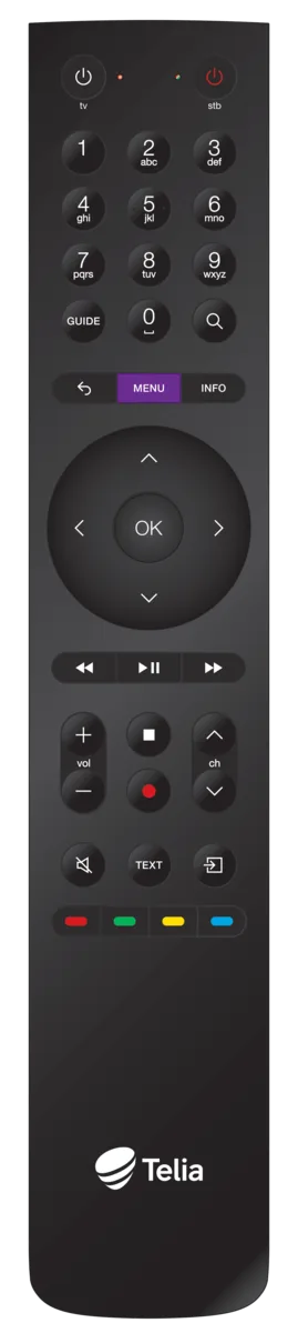 Fjärrkontroll Arris 4302 & 5305