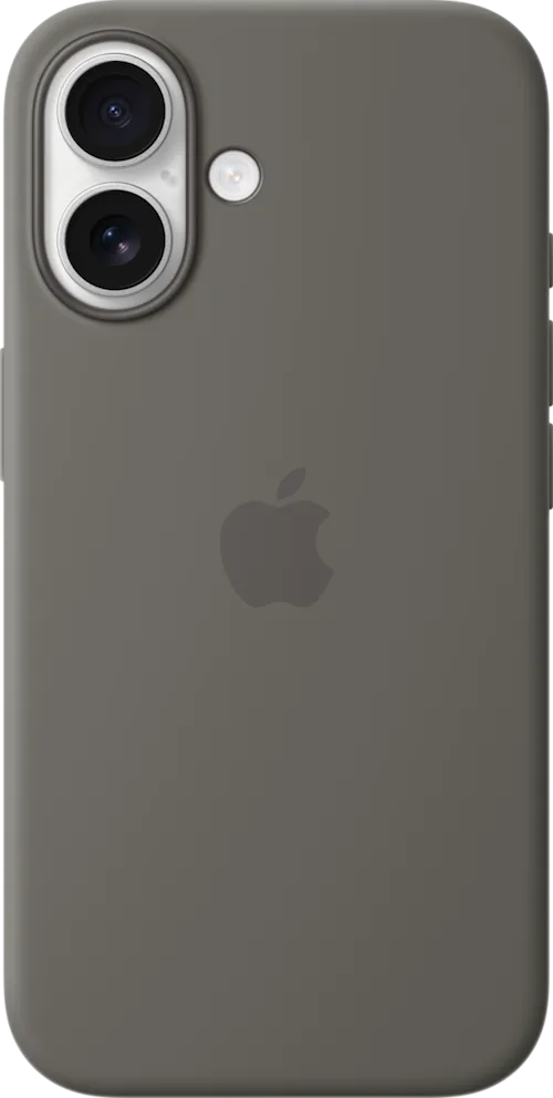 iPhone 16 Plus Silicone Case MagSafe Grå