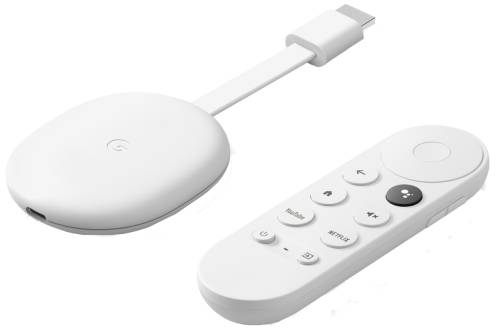 Google Chromecast med Google TV Vit