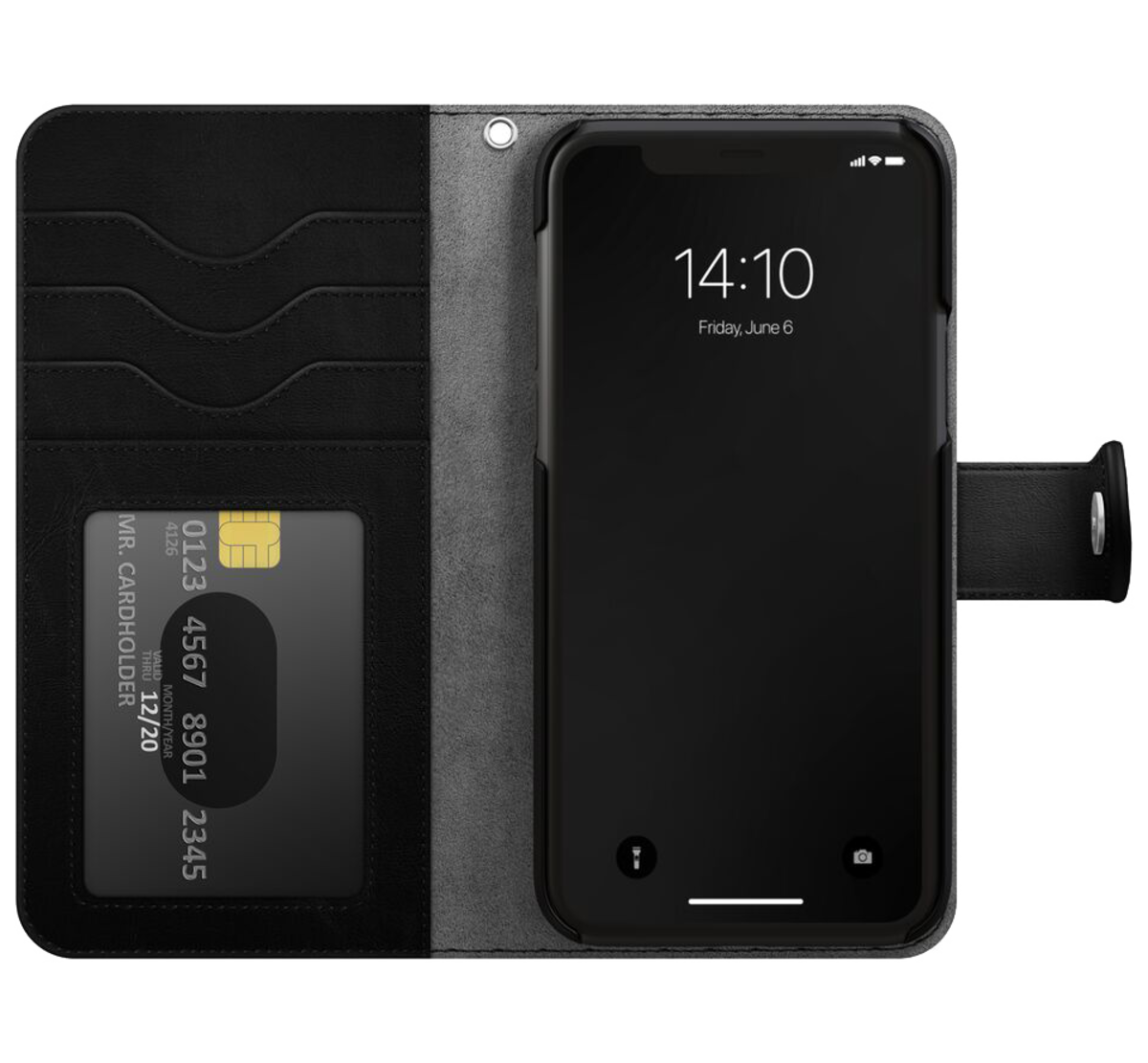 iDeal Magnet Wallet+ iPhone 14 Svart