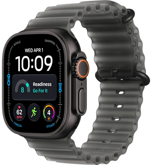 Apple Watch Ultra 4 5G 49mm Havsband OneSize Svart Titan