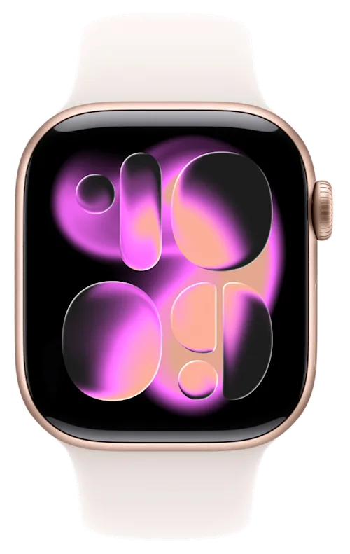 Apple Watch S11 5G 42mm Sportband S/M Roséguld