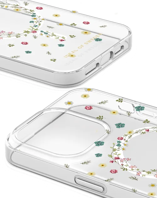 iDeal Clear Case MagSafe iPhone 15 Petite Floral