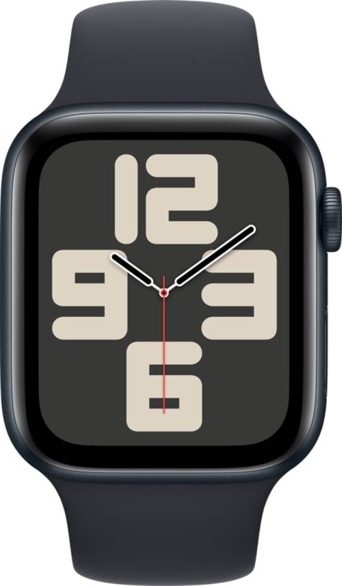 Apple Watch SE 4G 44mm Sport Band M/L Midnatt