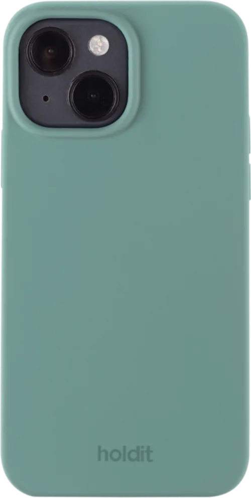 Holdit Silicone Case iPhone 15 Grön