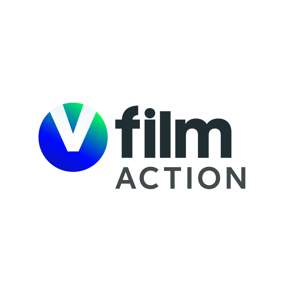 V film Action Logotyp