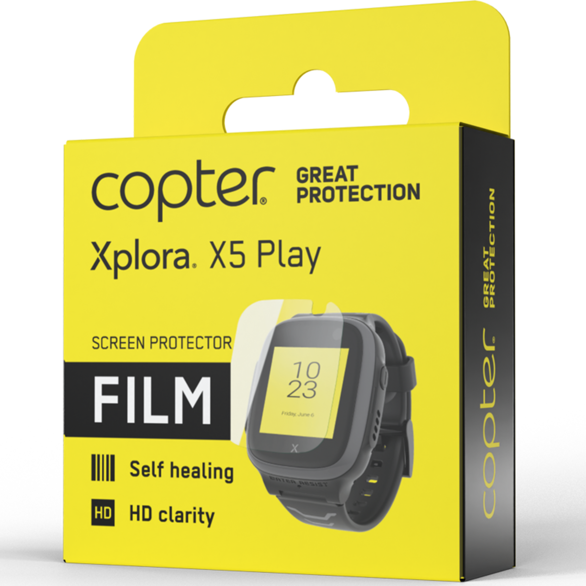 Copter Displayfilm Xplora X5 Play Transparent