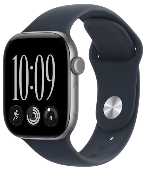 Apple Watch S12 5G 42mm Aluminium Sportband S/M Rymdgrå
