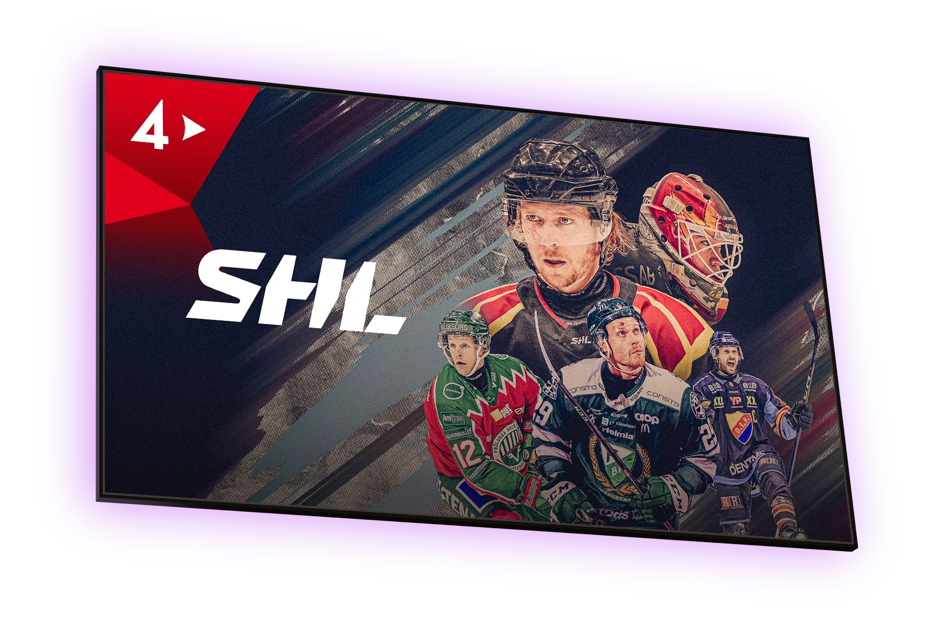Aktuella hockeyspelare från SHL 2025 som du kan streama på TV4 Play i höst med Telia.