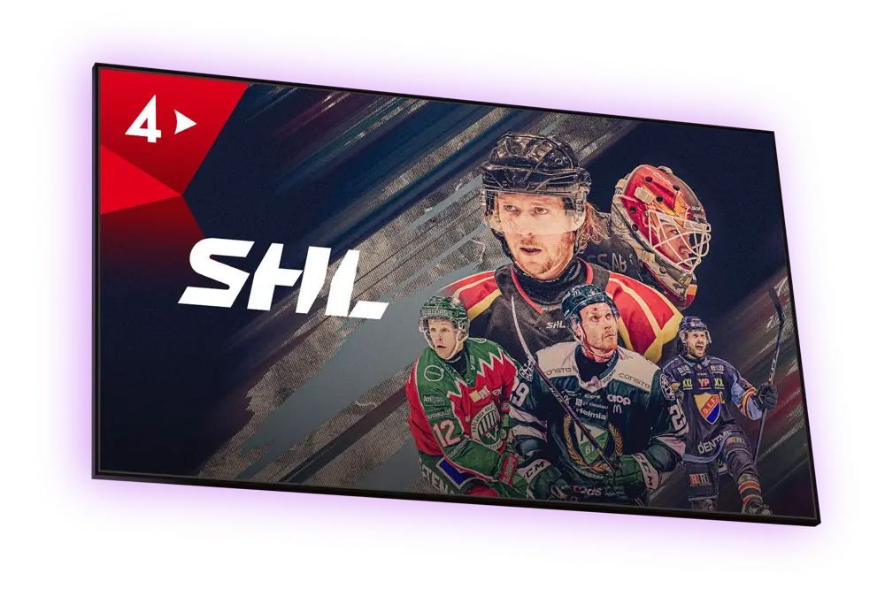 Aktuella hockeyspelare från SHL 2025 som du kan streama på TV4 Play i höst med Telia.