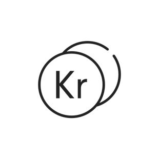 Ikon med svenska kronor.