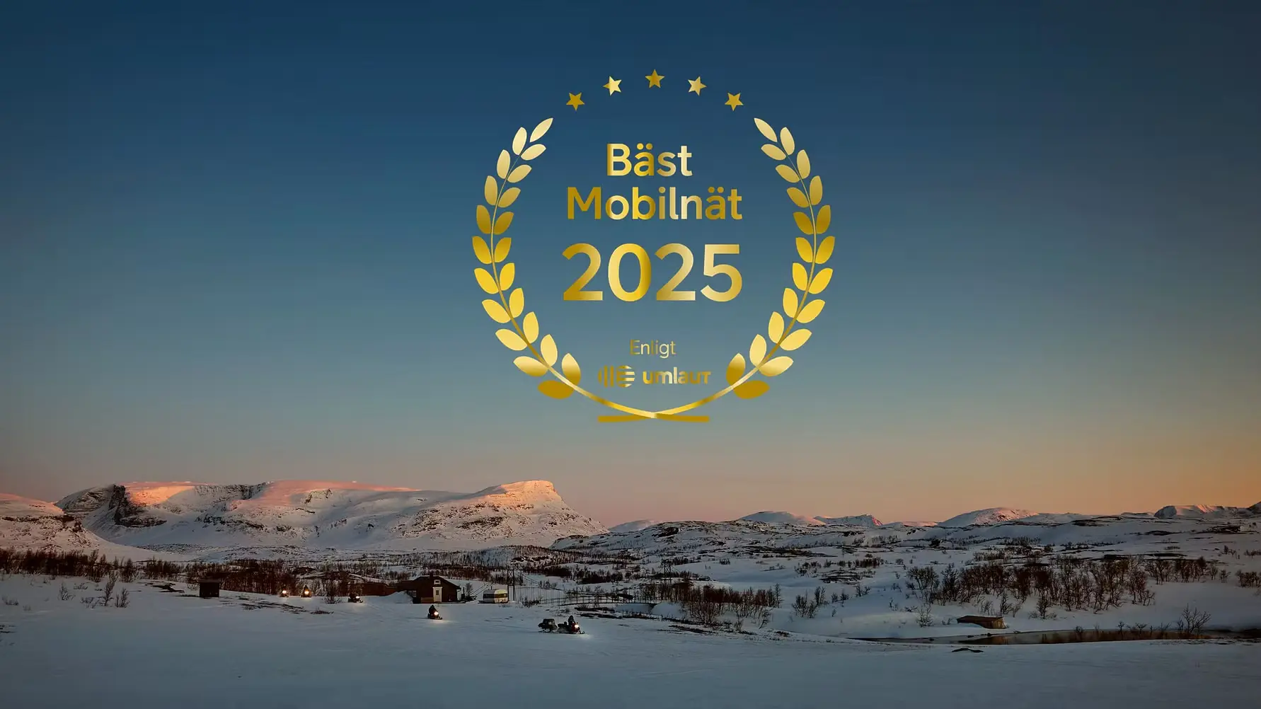 Telia har Sveriges bästa mobilnät enligt umlaut 2025.